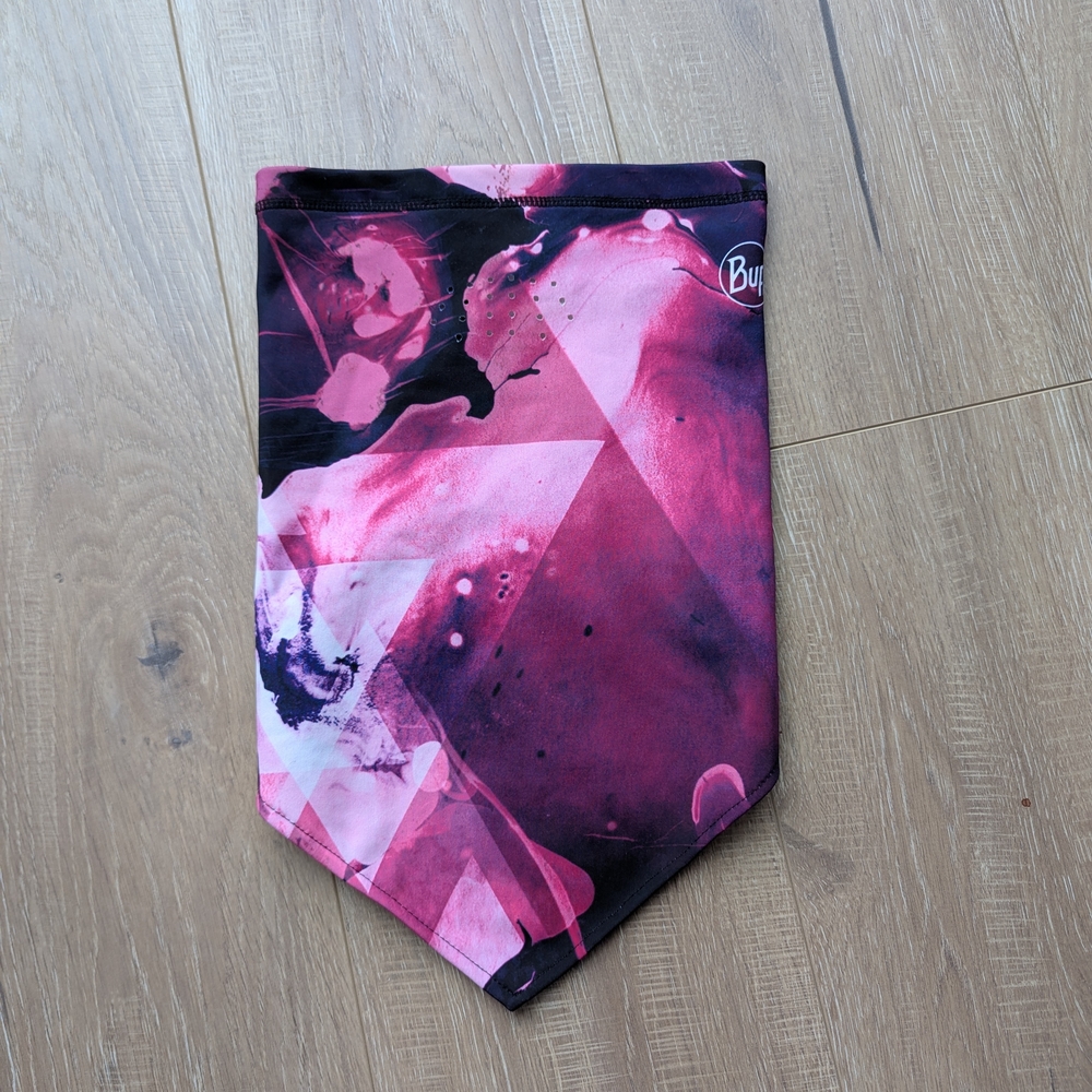 Buff Pink and Black Neck Gaiter